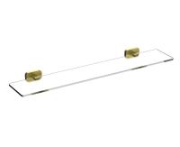 Стеклянная полка для ванной Wonzon & Woghand Graffity WW-9327-BG золото брашированная