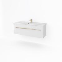 Тумба под раковину Какса-А Sharm 100 см 005368 подвесная белый, золото