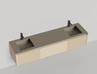 Тумба под раковину Salini Domino 200 см 27D120DINF подвесная любой RAL