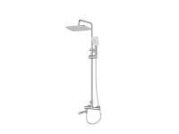 Душевая стойка  BelBagno ACQUA ACQUA-VSCM-CRM хром Душевая стойка  BelBagno ACQUA ACQUA-VSCM-CRM хром