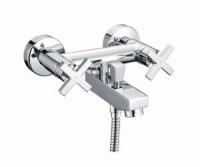 Смеситель для ванны с душевым гарнитуром WasserKRAFT Weser 7801 хром глянцевый