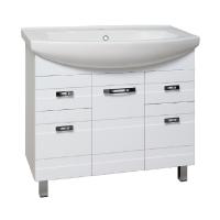 Тумба под раковину Runo Турин 80 см УТ000002095 напольная белая
