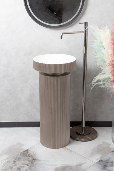 Пьедестал для раковины Armadi Art Sole 801-Base-Rib-D