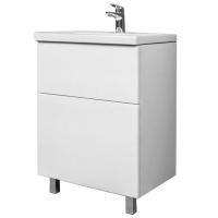 Тумба без раковины напольная 75 см AM.PM Gem 2 ящика белый глянец M90FSX07522WG32 Тумба без раковины напольная 75 см AM.PM Gem 2 ящика белый глянец M90FSX07522WG32