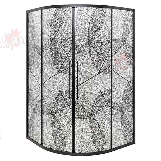 Душевой уголок AvaCan 90x195x90 HB90MT профиль черный