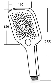 Ручной душ ESKO SPL1303SQ Ручной душ ESKO SPL1303SQ