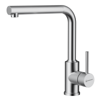 Смеситель для кухни Omoikiri Nakagawa 4994319 нержавеющая сталь