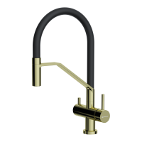 Смеситель для кухни Omoikiri Akeno 4994546 светлое золото