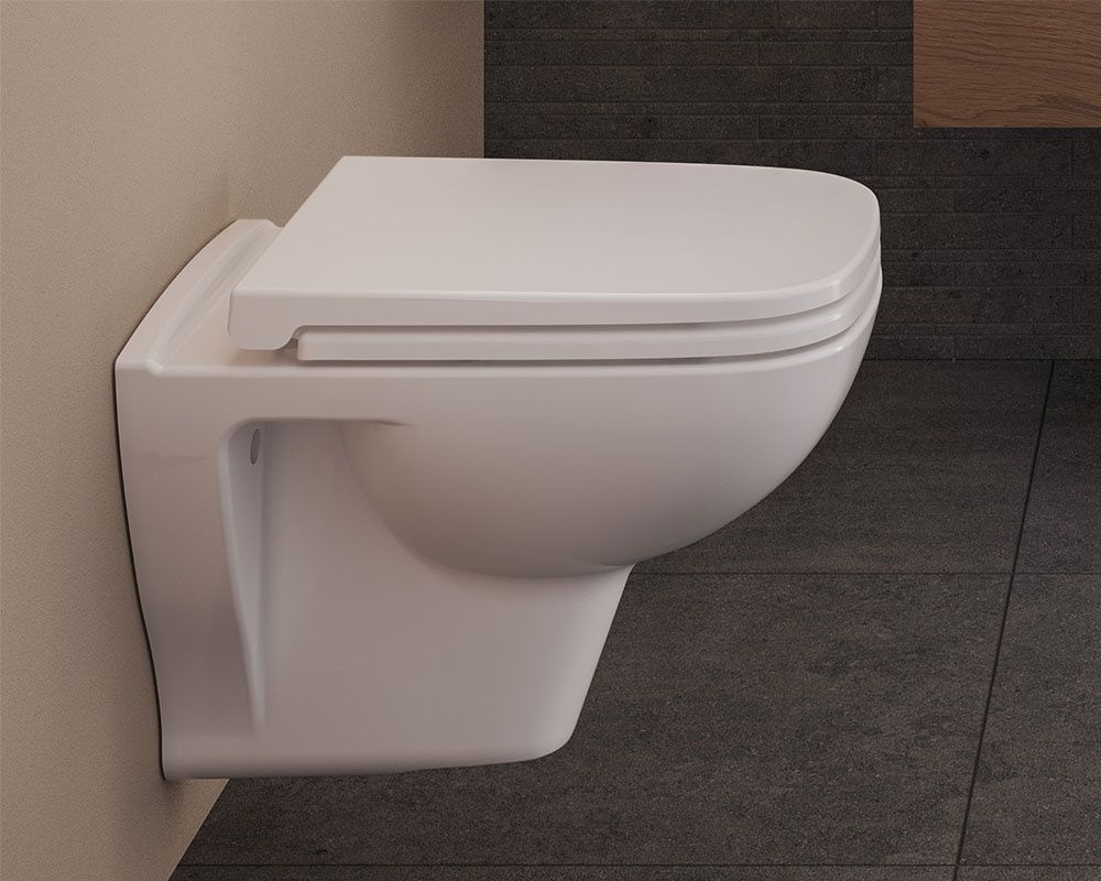 Безободковый подвесной унитаз VitrA S20 7508B003-0075 Безободковый подвесной унитаз VitrA S20 7508B003-0075