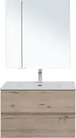 Мебель для ванной Aquanet Алвита New 80 подвесная дуб веллингтон белый