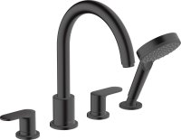 Смеситель на борт ванны Hansgrohe Vernis Blend 71456670 черный Смеситель на борт ванны Hansgrohe Vernis Blend 71456670 черный
