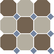Гранит керамический 30x30 см TOP CER OCTAGON NEW OCT29/01DOT11-B коричневый