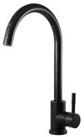 Смеситель для кухни Esko Kitchen K45 Black гранитная крошка