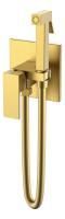 Смеситель гигиенический Boheme Qubic 477-MG Matt Gold Смеситель гигиенический Boheme Qubic 477-MG Matt Gold