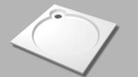 Поддон из искусственного мрамора 90x90 см Cezares  TRAY-S-A-90-56-W белый Поддон из искусственного мрамора 90x90 см Cezares  TRAY-S-A-90-56-W белый