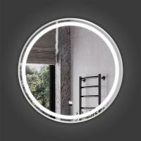 Зеркало Comforty Лея 60 см 00-00019349 с подсветкой серебро