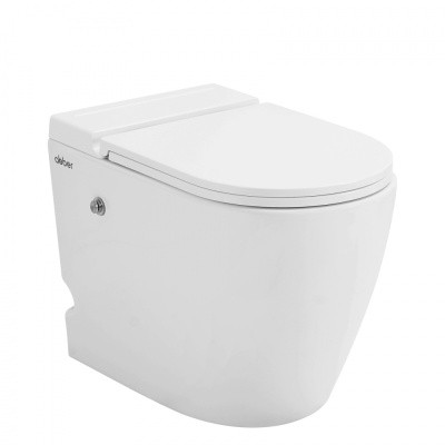 Унитаз Abber Bequem AC1115P приставной с импульсным смывом с микролифтом