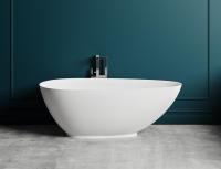 Ванна из искусственного камня Salini Paola 170х80 101512SM белая матовая