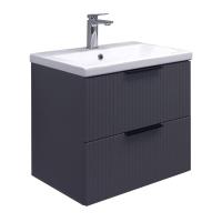 Тумба с раковиной Comforty Лима 60 см 00-00019176 подвесная антрацит