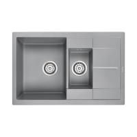 Мойка для кухни кварцевая 77,5x49,5 Paulmark PM237850-GRM Мойка для кухни кварцевая 77,5x49,5 Paulmark PM237850-GRM