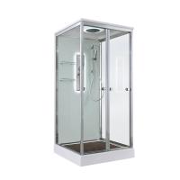 Душевая кабина AvaCan 80x80 V2080LED профиль хром