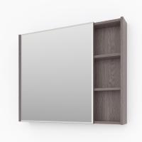 Шкаф зеркальный Какса-А Novella 80 см 005356 ясень анкор темный