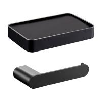 Держатель для туалетной бумаги Wonzon & Woghand Carbon WW-7726 черный матовый