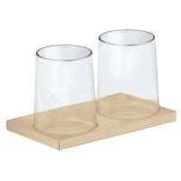 Держатель на два стакана 18,2x10,5 KEUCO Edition 11 11151039000 Прозрачный Держатель на два стакана 18,2x10,5 KEUCO Edition 11 11151039000 Прозрачный