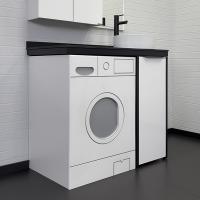Тумба с раковиной Comforty Лозанна 100 см 00-00013800 напольная белая