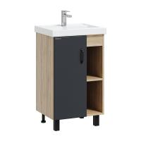 Тумба под раковину Onika Тимбер 50 см 105035 дуб сонома/серый матовый