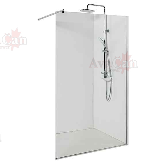 Душевая перегородка AvaCan 120x200 MC120 профиль хром