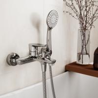 Смеситель для ванны с душевым гарнитуром WasserKRAFT Vils 5601 хром глянцевый