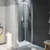 Душевая дверь Riho Novik 100x200 G003005120 профиль хром