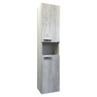 Пенал Comforty Никосия 35x160 см 00-00015953 подвесной дуб белый