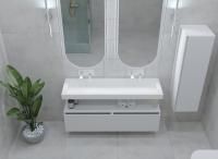 Раковина-столешница 140x46 см Armadi Art Flat 859-140-2 Раковина-столешница 140x46 см Armadi Art Flat 859-140-2