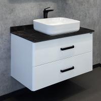 Тумба с раковиной Comforty Амстердам 95 см 00-00014001 подвесная белая