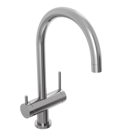 Смеситель для кухонной мойки Abelsberg Aera AWF70029CH хром глянцевый