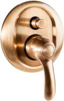 Смеситель с внутренней частью Caprigo Maggiore 11-051-vot для душа бронза глянцевая