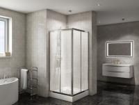 Душевой уголок 80x80 см BelBagno DUE Due-a-2-80-c-cr хром Душевой уголок 80x80 см BelBagno DUE Due-a-2-80-c-cr хром