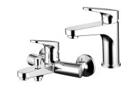 Набор смесителей для ванны и умывальника  Bravat  F191238CP-SET хром Набор смесителей для ванны и умывальника  Bravat  F191238CP-SET хром