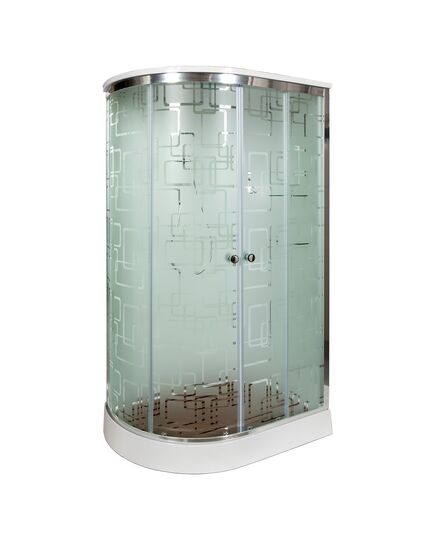 Душевая кабина AvaCan 120x90 EM2012RGM+EL профиль хром