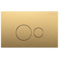 Кнопка смыва Boheme 668-MG золото матовое