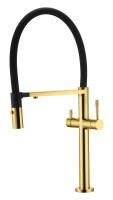 Смеситель для кухни Boheme UNO 115-G GOLD c краном для питьевой воды Смеситель для кухни Boheme UNO 115-G GOLD c краном для питьевой воды