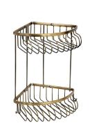 Полка для ванной Boheme Medici 10622 бронза глянцевая