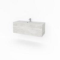 Тумба под раковину Какса-А Cristal 22 120 см 004839 подвесная белая