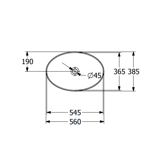Раковина Villeroy & Boch Loop&Friends 55 см 4A470001 накладная