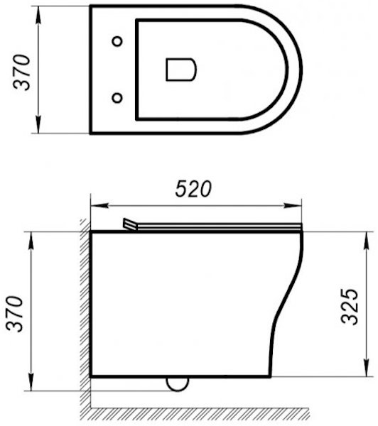Унитаз BelBagno Acqua BB340CHR подвесной безободковый