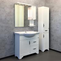 Тумба с раковиной Comforty Севилья 90 см 00-00003083 напольная белая