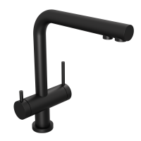 Смеситель для кухонной мойки Abelsberg Pura UVF70929MB вулканический черный матовый