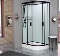 Душевая кабина Frank F412L М Black без крыши матовое стекло Размер:120*80*220см 214014 Душевая кабина Frank F412L М Black без крыши матовое стекло Размер:120*80*220см 214014